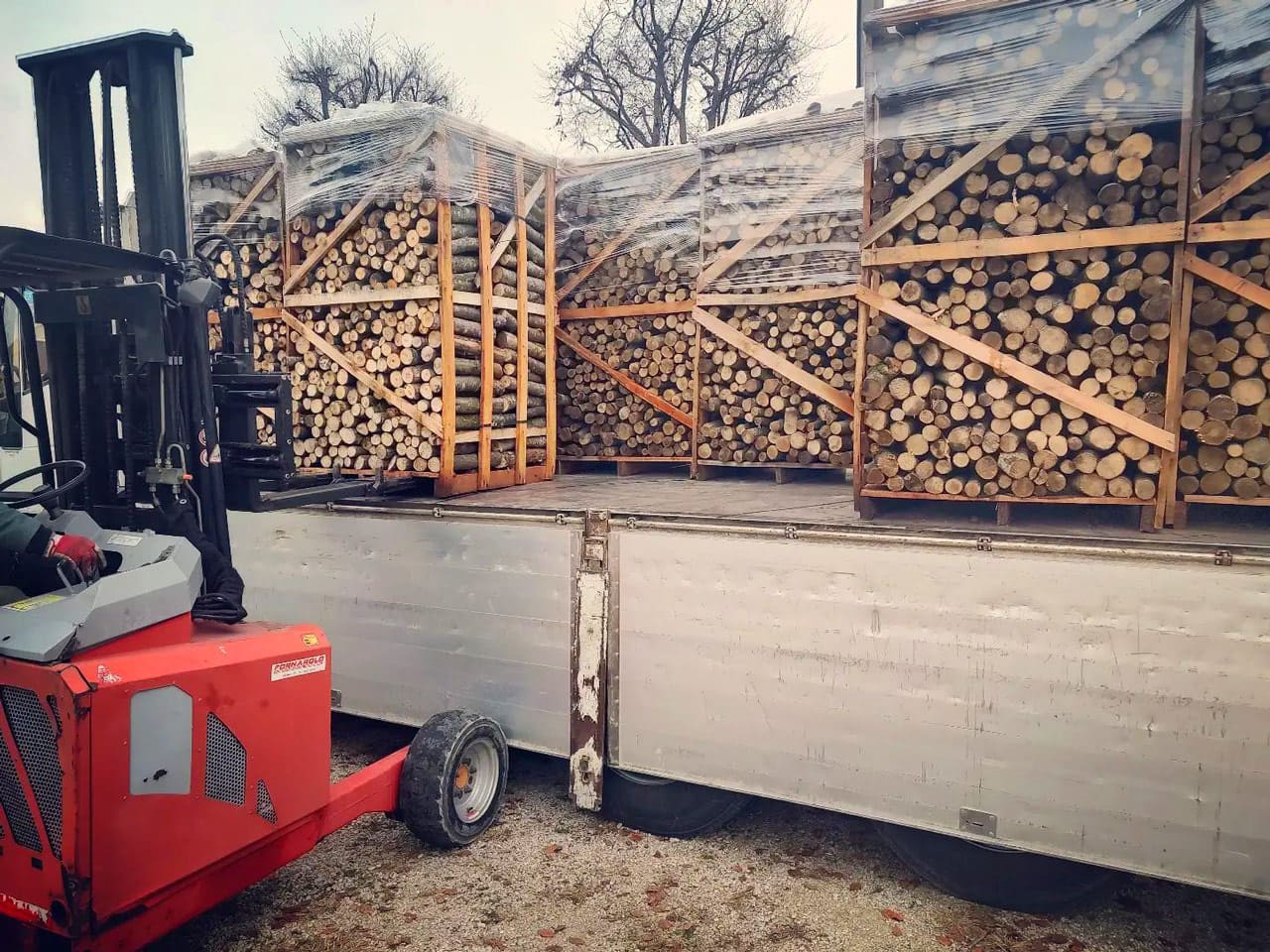 Trasporto diretto ideale legno