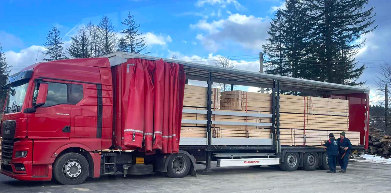 Trasporto diretto ideale legno